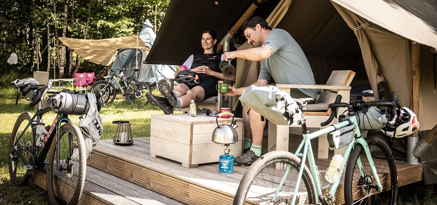 Bett+Bike Camping: Das Siegel für fahrradfreundliche Campingplätze. Radurlaub auf dem Campingplatz