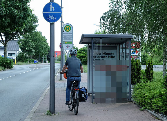 gemeinsamer RadGehweg Hiltroper Straße