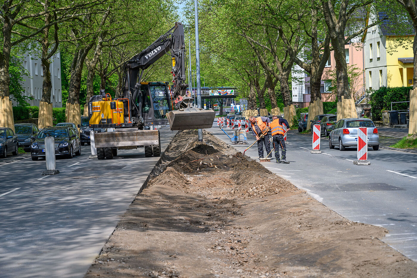 Symbolbild: Baumaßnahme Königsallee