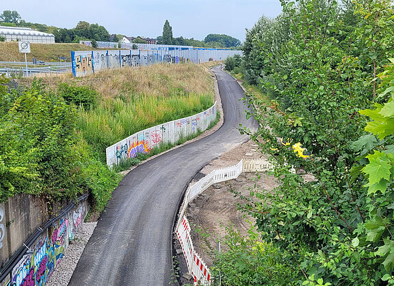 Opeltrasse unter der Unistraße