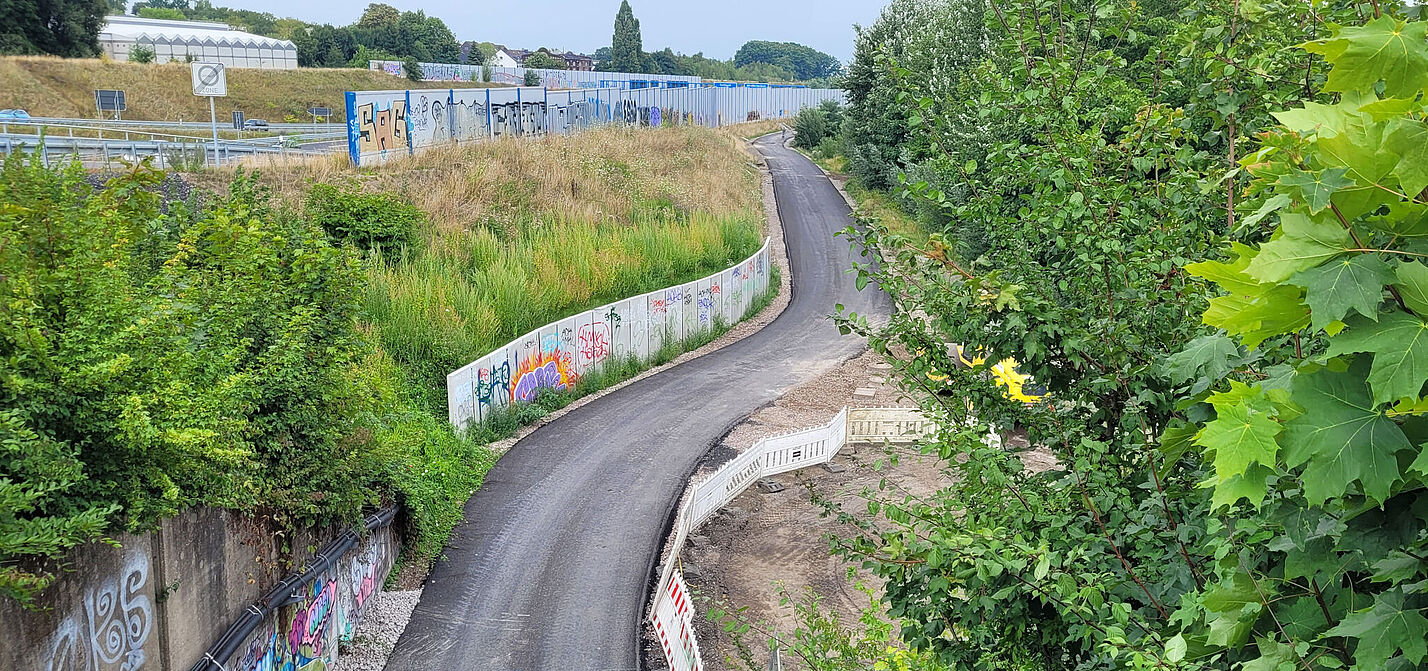 Opeltrasse unter der Unistraße