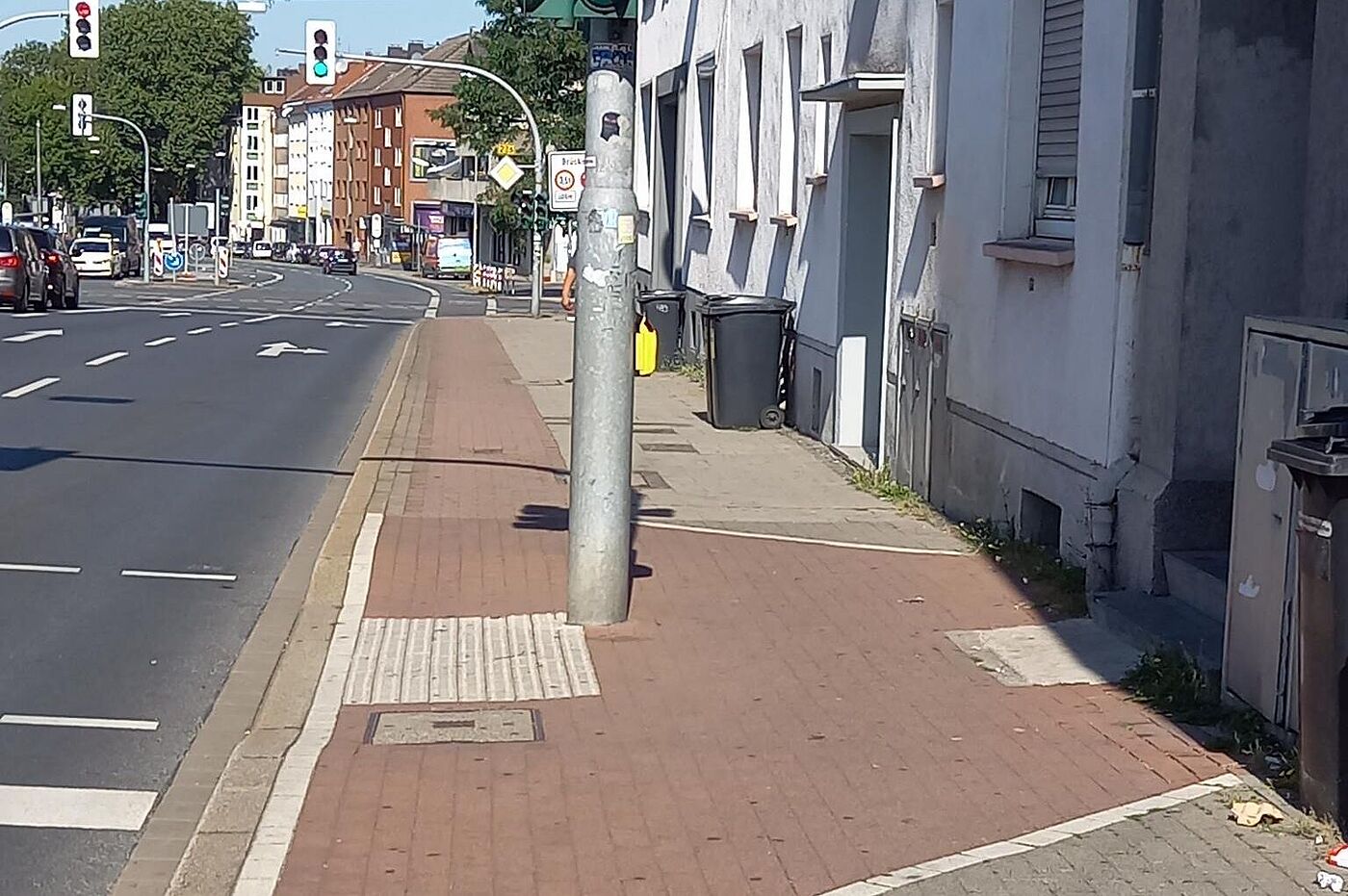 Unfallstelle Wittener Straße