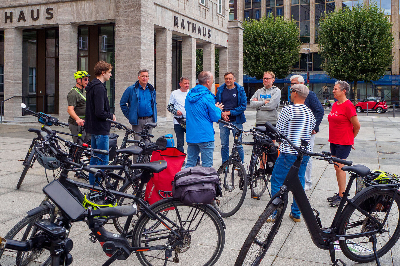 Treffen am Rathaus