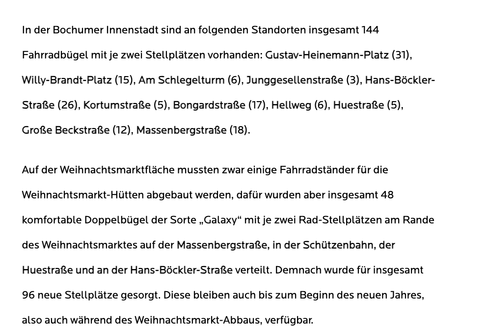 Auszug der Webseite bochumer-weihnacht.de