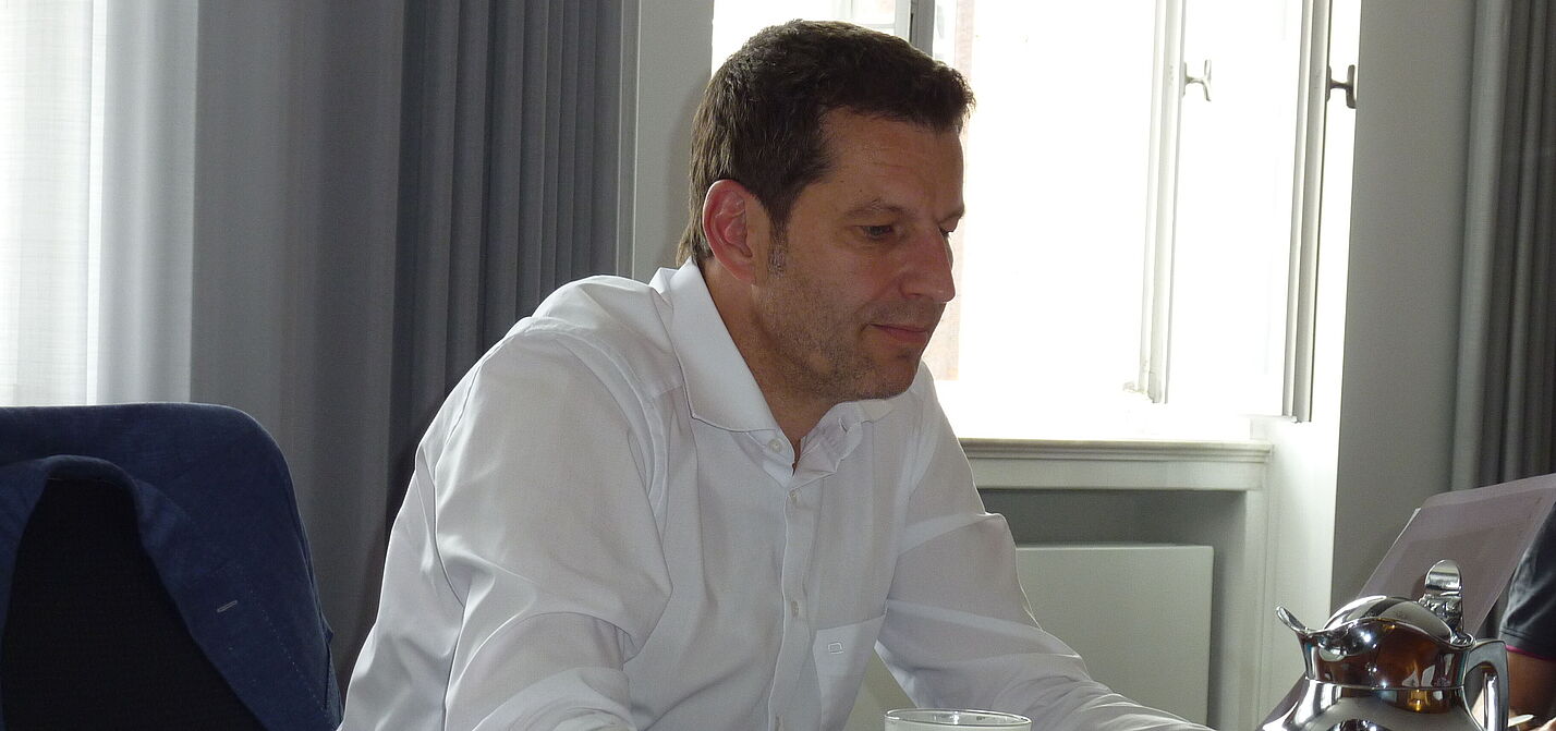 OB Thomas Eiskirch beim Sommergespräch am 30.07.2021 OB Thomas Eiskirch beim Sommergespräch am 30.07.2021