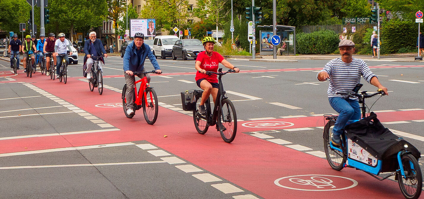 Radtour mit OB-Kandidat:innen Radtour mit OB-Kandidat:innen