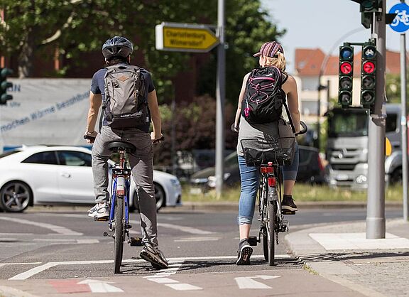 Fahrradfahren im täglichen Verkehr