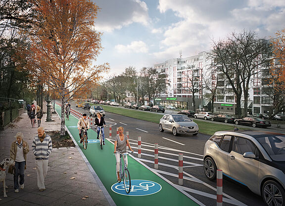  Visualisierung Protected Bike Lanes in Berlin