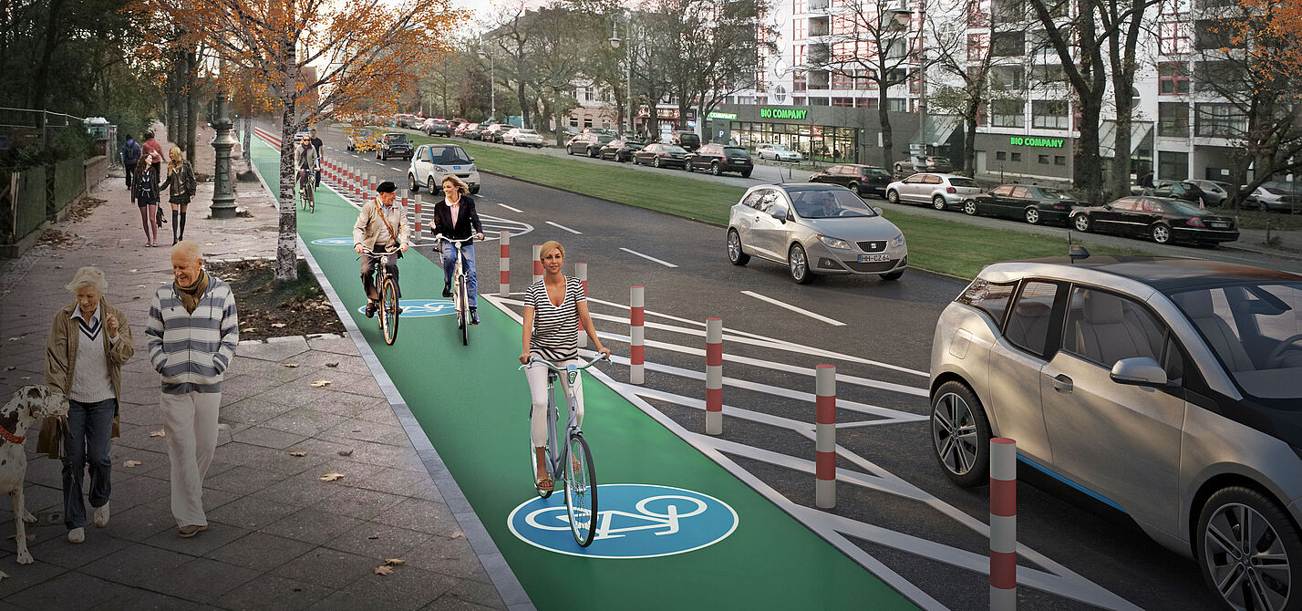  Visualisierung Protected Bike Lanes in Berlin